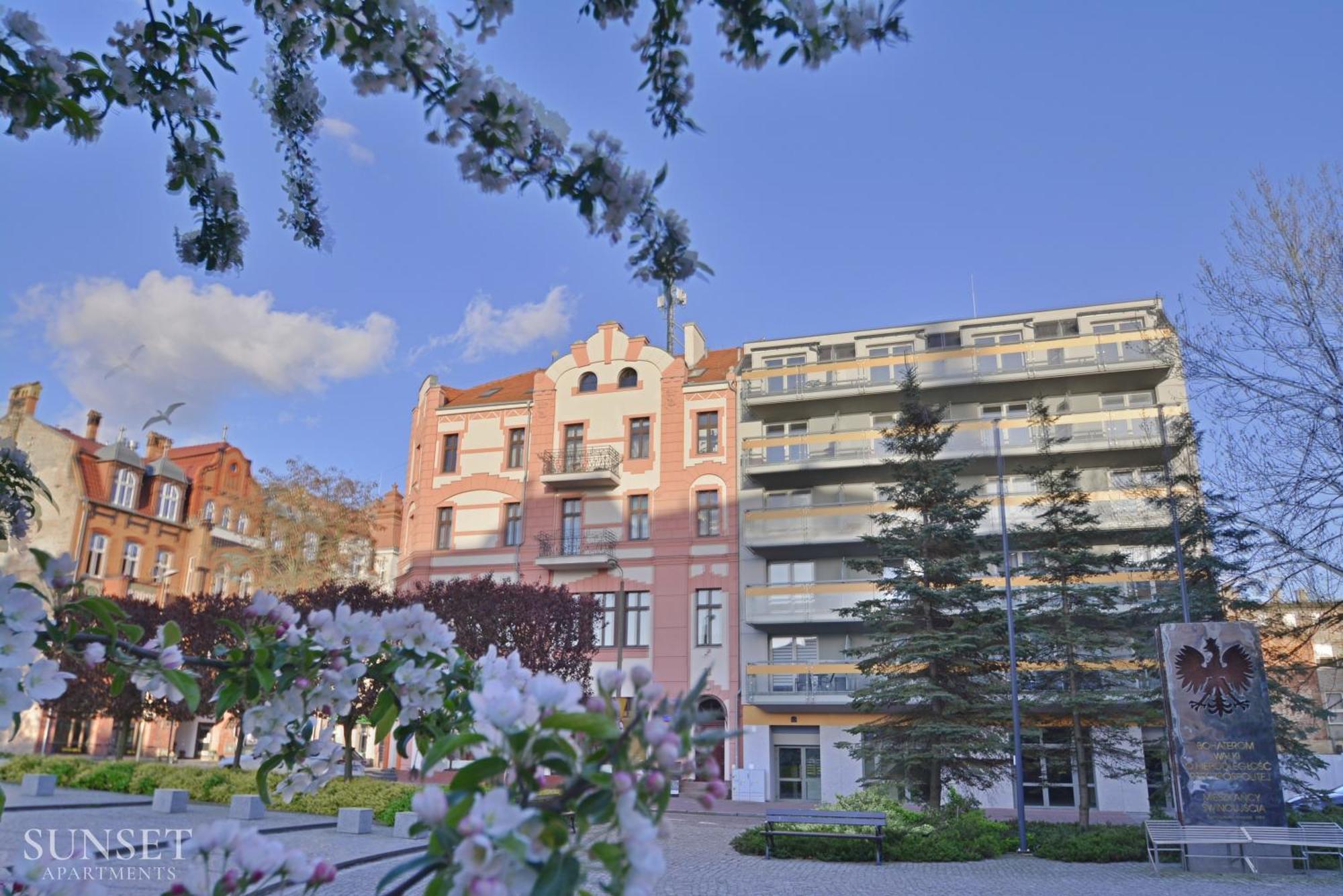 Sunset Apartments - Plac Slowianski 10 斯维诺乌伊希切 外观 照片